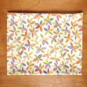 Floral Pillow Sham 23.5 x 19 Robert Allen Banyan Tree Multi Fabric Susan Sargent